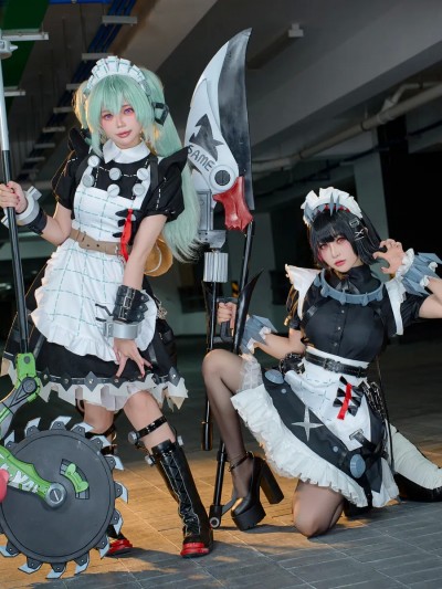 ZinieQ and Tiny Asa アサ (tiny.asababy) cosplay Corin Wickes and Ellen Joe – Honkai:Star Rail