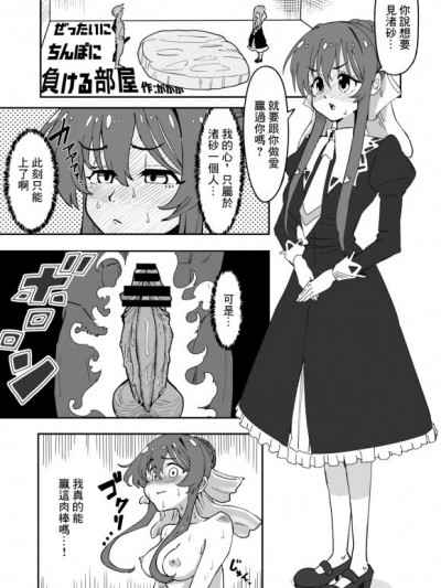 [ががが] ぜったいにちんぽに負ける部屋 (ストロベリー・パニック) [中国翻訳]