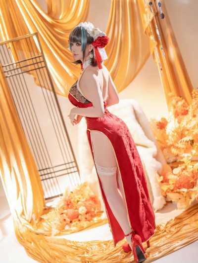 Hoshilily (星之迟迟) cosplay Cheshire – Azur Lane