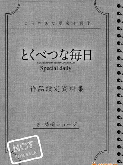 [柴崎ショージ] とくべつな毎日 作品設定資料集 (とらのあな限定小冊子) [nhz個人漢化]