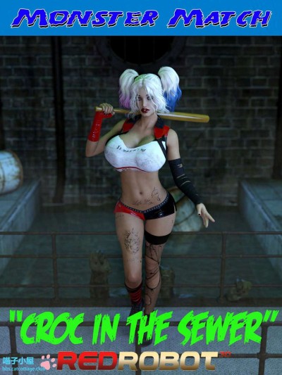 Monster Match- Croc in the Sewer- RedRobot3D
