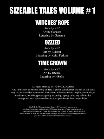 Sizeable Tales 1 CE – Witches’ Rope by ZZZ