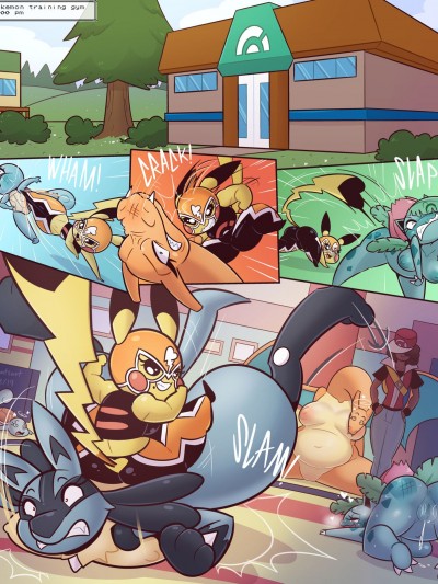 Chica’s Typical Training Day – Pokemon by Cobatsart