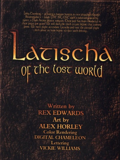 Latischa of the Lost World- Alex Horley