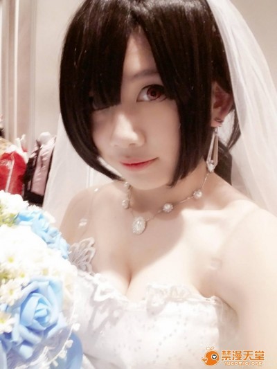时崎狂三--婚纱 COS