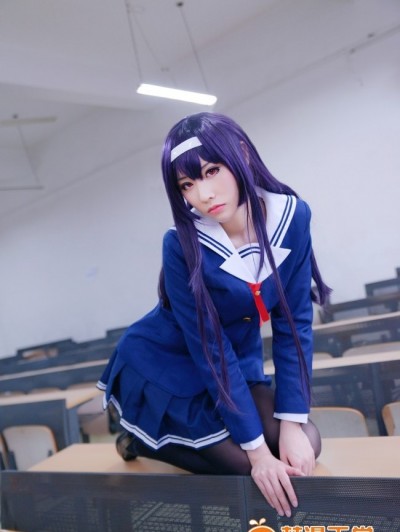 《不起眼女主角培育法》霞之丘诗羽C O S P L A Y