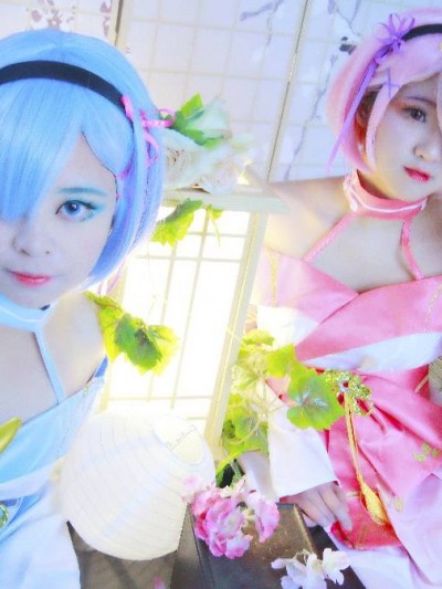 《Re从零开始的异世界生活》拉姆蕾姆祭典和服 C O S P L A Y