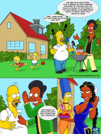 Drawn-Sex – Picnic with Nahasapeemapetilons (The Simpsons)