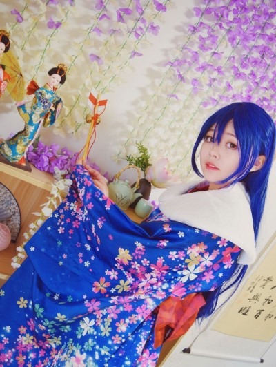 《Love Live!》田园海未未觉醒和服C O S