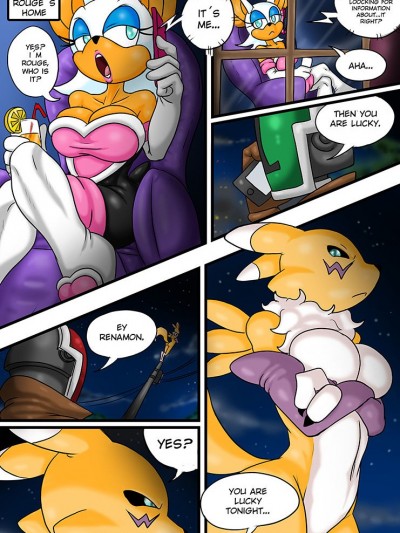 Rouge VS Bat (Sonic The Hedgehog, Digimon) –