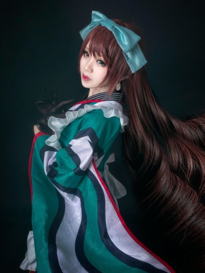 《蔷薇少女》翠星石15周年大正和服 C O S P L A Y