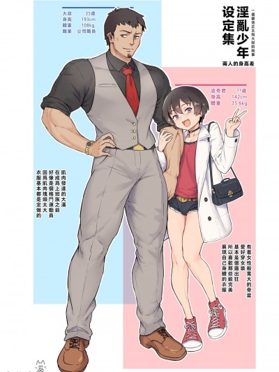 [老貓漢化][ジャイロウ] 淫乱少年VOL3カラー設定集