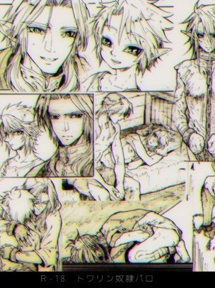 [逃亡者×新桥月白日语社][リクアキラ] トワリン奴隷パロ漫画