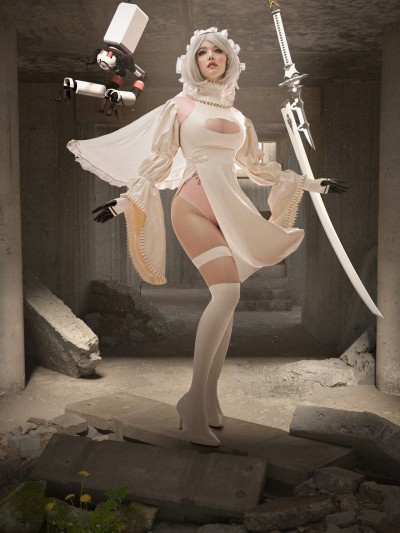 Lada Lyumos - 2B White Wedding