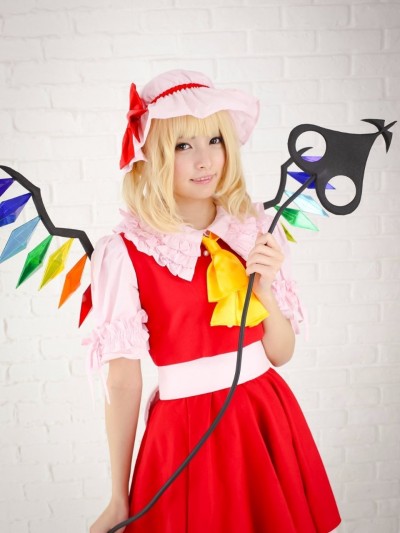阪口みほのちゃんのロリ可愛すぎるフランドール(東方Project)