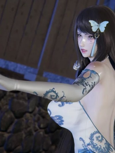 [1670] 青花短旗袍巨乳肥尻师姐被黑暗哲学男凌辱催乳调教 01-04