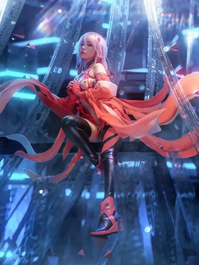 Nekokoyoshi (爆机少女喵小吉) cosplay Inori Yuzuriha – Guilty Crown “51 photos”