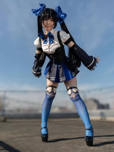 [cospuri] Mari Hirose - Noire (Hyperdimension Neptunia)