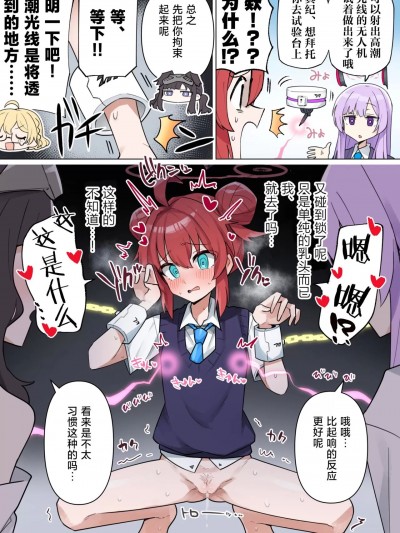 被高潮光线射到去了的真纪 [IF-chan个人汉化] [トリヤロウ] マキアクメビームイキ (ブルーアーカイブ) [中国翻訳]