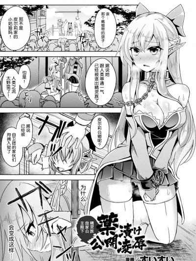 [精灵保护协会汉化组] [Suisui] 良家のお嬢様エルフ、薬漬け公開陵辱