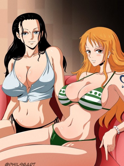 Phil96art – Nami and Robin Comic (One Piece)