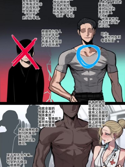 （原创系NTR·LC整合汉化组）[ratatatat74] ~！劣等男性性爱排斥法则