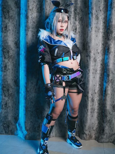 Tokar 浵卡 cosplay Silver Wolf –_Honkai Star Rail