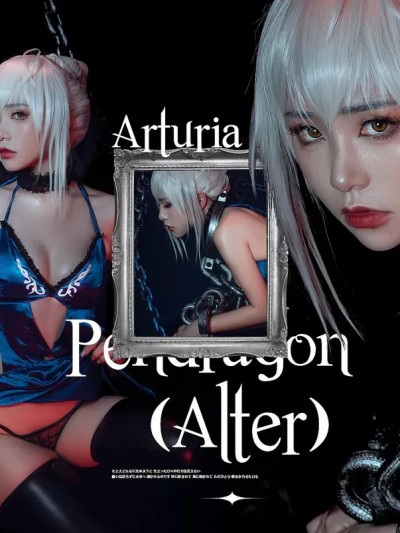爆机少女喵小吉 cosplay Saber Alter - Fate Grand Order