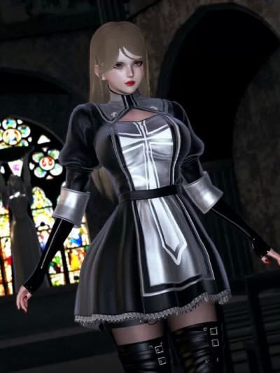 魔法少女AI机翻版（magical girl）] [3D] Lost Fist - Elf - Tracker05-武装JK 武装修女