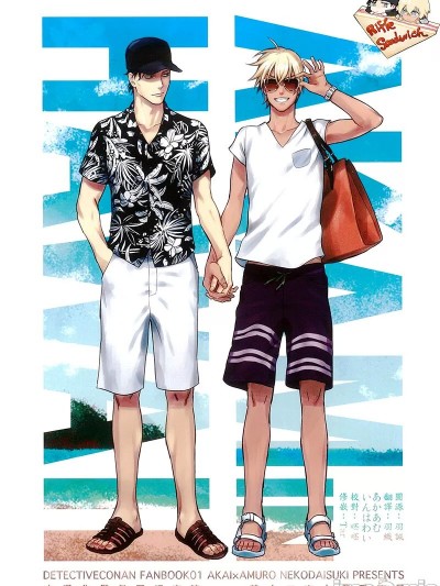 [猫大好き(ゆのぱんちゃこ)] あかあむいんはわい AKAM in HAWAII (名探偵コナン)