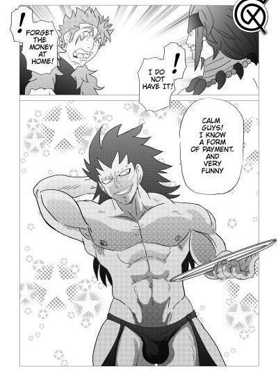 Gajeel getting paid