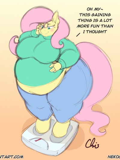 Fluttershy Weight Gain