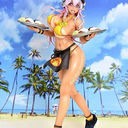 超級索尼子 「比基尼服務生」忙碌的模樣亮眼登場！すーぱーそに子 ビキニウェイトレスVer.