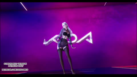 [MMD] K/DA - 更加火辣的韓流舞蹈 Ahri Akali Kaisa Evelynn Seraphine 英雄聯盟 4K