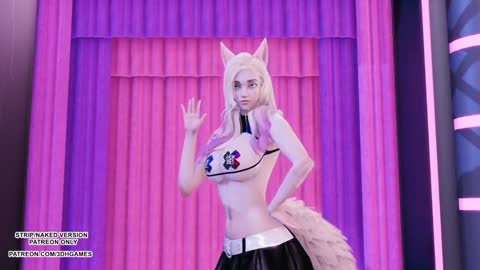 [MMD] AOA - ShortHair Ahri Hot Erotic Dance League of Legends KDA