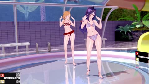 【KKS／MMD】【Chocolate Cream】 結城明日奈(アスナ) 紺野木綿季(ユウキ) 【SAO】