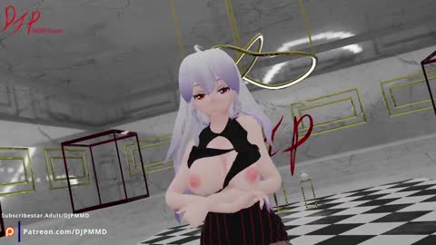 巨乳白领失去内裤，配合音乐 i\'m i\'ll 拟态 MMD 1572